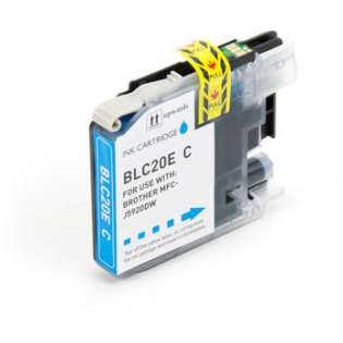 Compatible Super high capacity yield XL cartridge for Brother LC20EC (Cyan) - 1200 yield