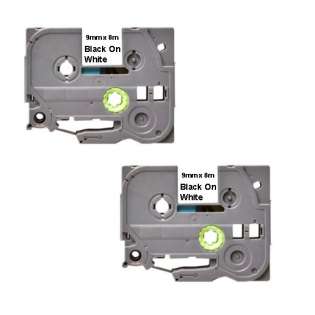 Replacement tape for Brother TZe-221 - black on white