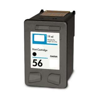 Remanufactured HP C6656AN / 56 ink cartridge - black, #56