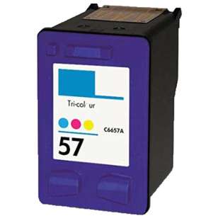 Remanufactured HP 57, C6657AN ink cartridge, tri-color