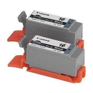 Canon BCI-16 Genuine Original (OEM) ink cartridges (pack of 2)
