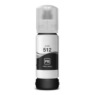 Compatible ink bottle for Epson T512120 (512) - photo black