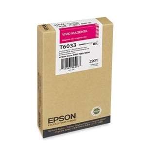 Epson T603300 Genuine Original (OEM) ink cartridge, vivid magenta