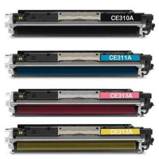 Replacement for HP 126A cartridges - Pack of 4