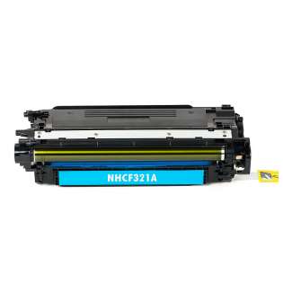 Compatible HP 653A Cyan, CF321A toner cartridge, 16500 pages, cyan