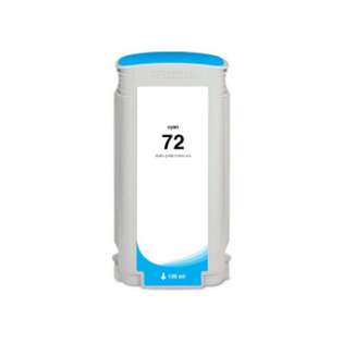 Remanufactured HP 72XL, C9371A ink cartridge, 130ml high capacity yield, cyan #72