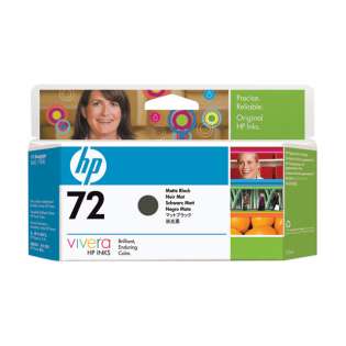 HP 72XL, C9403A Genuine Original (OEM) ink cartridge, high capacity yield, matte black