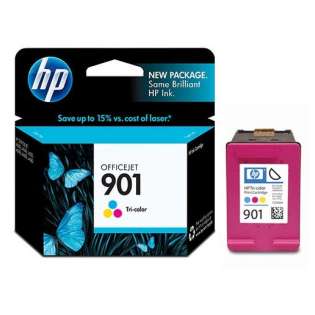 HP 901, CC656AN Genuine Original (OEM) ink cartridge, tri-color