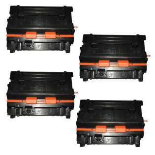 Compatible HP CE390A (90A) toner cartridges - Pack of 4