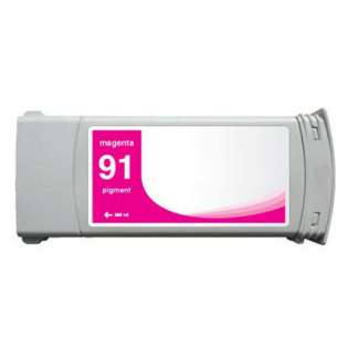 Remanufactured HP 91, C9468A ink cartridge, magenta