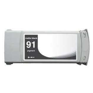 Remanufactured HP 91, C9464A ink cartridge, matte black