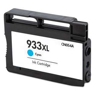 Remanufactured HP 933XL, CN054AN ink cartridge, high capacity yield, cyan