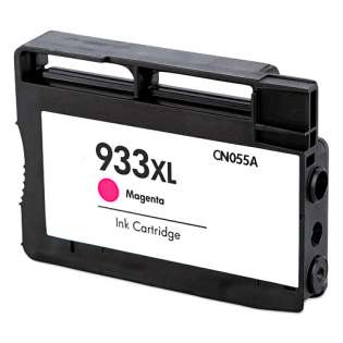 Remanufactured HP 933XL, CN055AN ink cartridge, high capacity yield, magenta