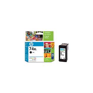 HP 74XL, CB336WN Genuine Original (OEM) ink cartridge, high capacity yield, black