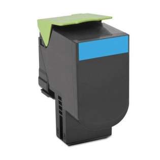 Remanufactured Lexmark 70C1HC0 toner cartridge - high capacity cyan