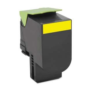 Remanufactured Lexmark 70C1HY0 toner cartridge - high capacity yellow