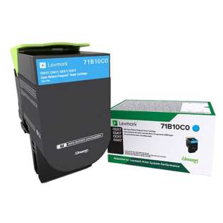 Original Lexmark 71B10C0 toner cartridge - cyan