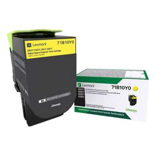Original Lexmark 71B10Y0 toner cartridge - yellow