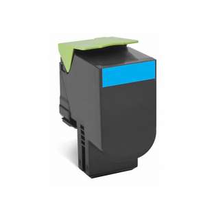 Remanufactured Lexmark 80C1HC0 toner cartridge - cyan