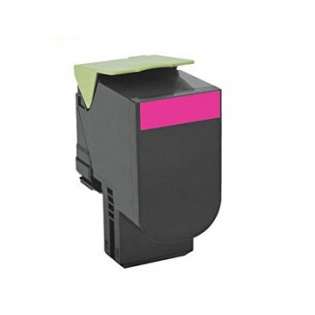 Remanufactured Lexmark 80C1HM0 toner cartridge - magenta