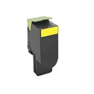 Remanufactured Lexmark 80C1HY0 toner cartridge - yellow