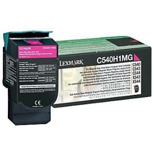 Remanufactured Lexmark C540H1MG toner cartridge - magenta