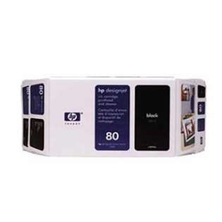HP 80, C4871A Genuine Original (OEM) ink cartridge, black