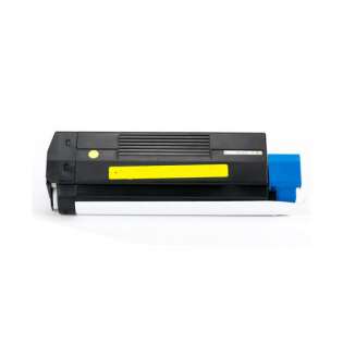 Compatible Okidata 42127401 toner cartridge - high capacity yield yellow