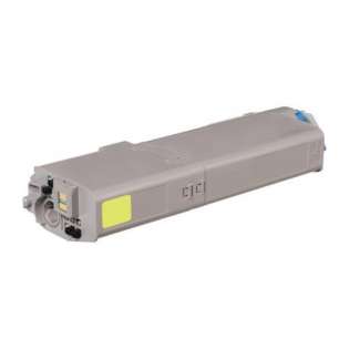 Compatible Okidata 46490601 toner cartridge - high capacity yield yellow