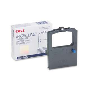 OEM Okidata 52104001 Black Original Ink Ribbon Cartridge