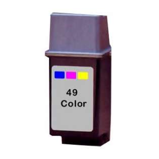 Remanufactured HP 49, 51649A ink cartridge, tri-color, #49