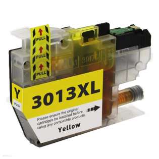 Compatible inkjet cartridge for Brother LC3013Y - high yield yellow