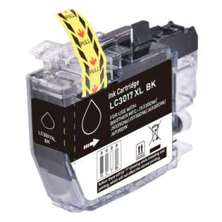 Compatible inkjet cartridge for Brother LC3017BK - high yield black