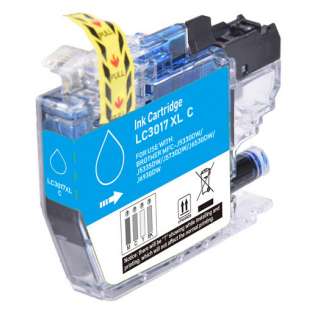 Compatible inkjet cartridge for Brother LC3017C - high yield cyan