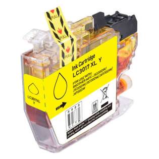 Compatible inkjet cartridge for Brother LC3017Y - high yield yellow
