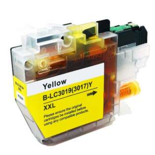 Brother LC3019Y ink cartridge compatible - super high capacity yield yellow