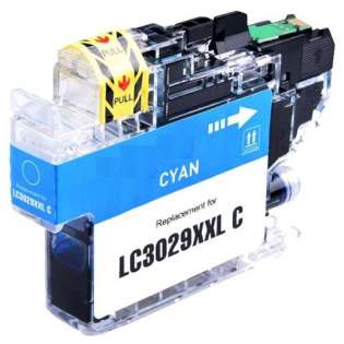Brother LC3029C ink cartridge compatible - super high capacity yield cyan