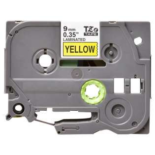 Compatible label tape for Brother TZe-621 - black on yellow