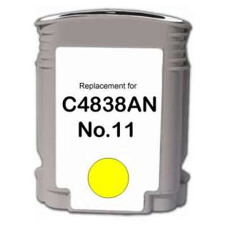 Remanufactured HP C4838a / 11 cartridge - yellow