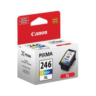 Canon CL-246XL Genuine Original (OEM) ink cartridge, high capacity yield, color, 300 pages