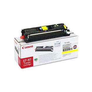 Canon EP-87 Genuine Original (OEM) laser toner cartridge, 4000 pages, yellow
