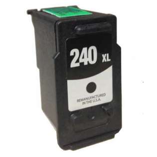 Remanufactured Canon PG-240XL ink cartridge, high capacity yield, pigment black, 300 pages