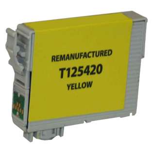 Remanufactured Epson T125420 / 125 cartridge - yellow