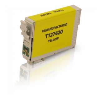 Remanufactured Epson T127420 / 127 cartridge - extra high capacity yellow