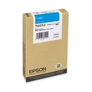 Epson T603200 Genuine Original (OEM) ink cartridge, cyan