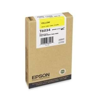 Epson T603400 Genuine Original (OEM) ink cartridge, yellow