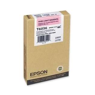 Epson T603600 Genuine Original (OEM) ink cartridge, vivid light magenta