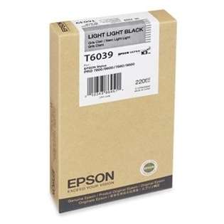 Epson T603900 Genuine Original (OEM) ink cartridge, light light