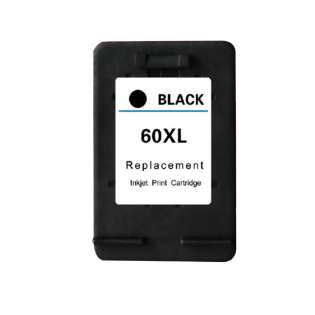 Remanufactured HP 60XL, CC641WN ink cartridge, high capacity yield, black, #60xl Black