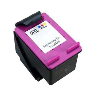Remanufactured HP N9K03AN (HP 65XL) ink cartridge - high capacity color